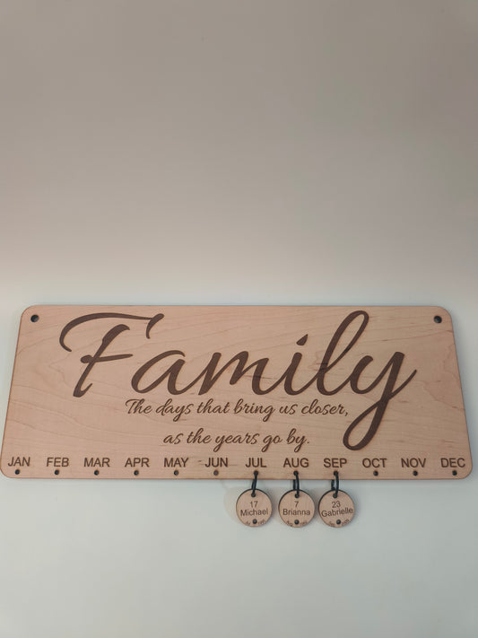 Birthday Plaque